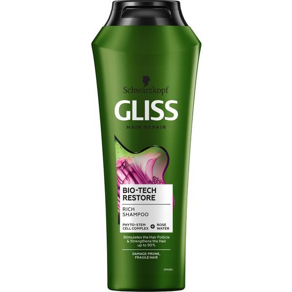 SHORT LIFE - Sampon Reparator pentru Par Fragil Predispus la Deteriorare - Schwarzkopf Gliss Hair Repair Bio-Tech Restore Rich Shampoo, 250 ml