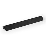 Maner pentru mobila Flapp Aluminium, finisaj negru periat, L:70 mm