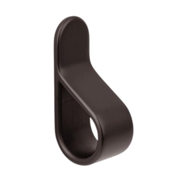 Buton pentru mobila Belt, finisaj maro mocca, 63.5x22 mm