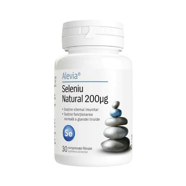 Seleniu Natural 200 µg Alevia, 30 comprimate filmate