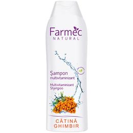 Sampon Multivitaminizant cu Catina si Ghimbir - Farmec Natural Multivitaminizant Shampoo, 400ml