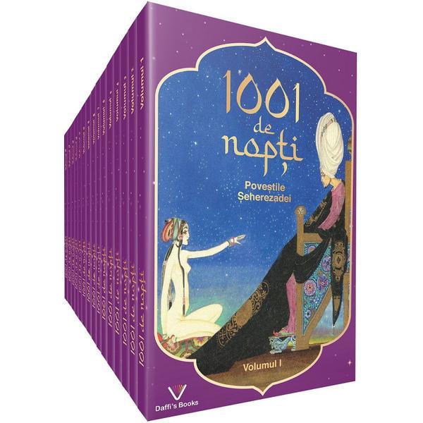 Pachet 15 volume: 1001 de nopti. Povestile Seherezadei, editura Daffi S Books