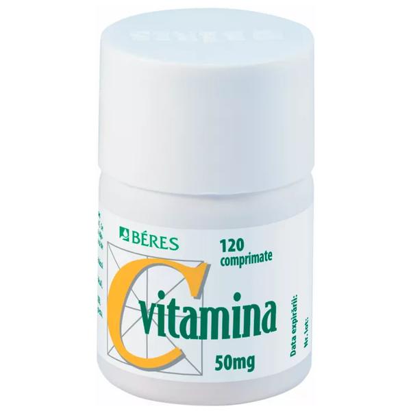 Vitamina C 50 mg - Beres, 120 comprimate