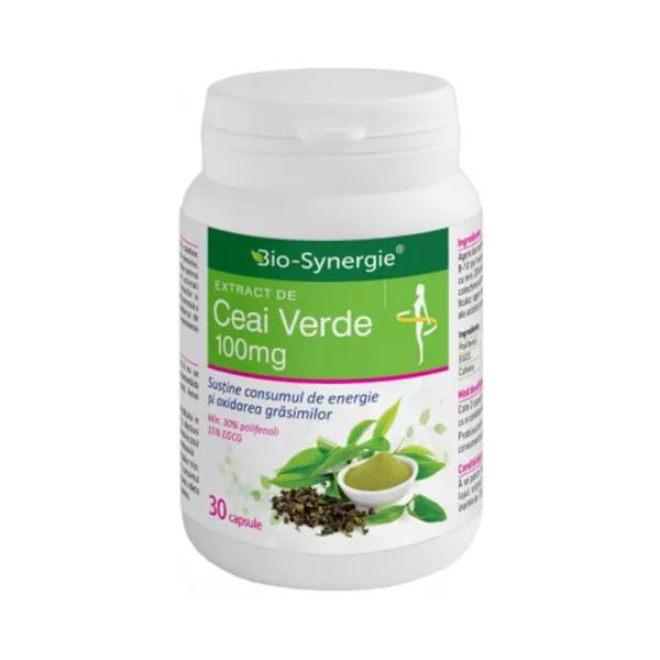 Extract de Ceai Verde 100 mg Bio-Synergie, 30 capsule