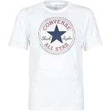 Tricou unisex Converse Chuck Patch Core 10025459-102, XXL, Alb