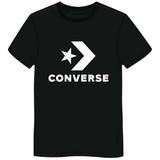 Tricou unisex Converse Logo Chev Tee 10025458-001, L, Negru