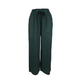 Pantaloni largi, Univers Fashion,, 2 buzunare, verde, L