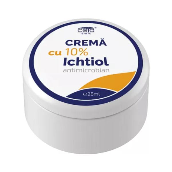 k obiol ec 25 10 ml prospect Crema cu 10% Ichtiol Antimicrobian - Ceta Sibiu, 25 ml