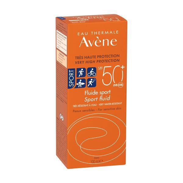 Fluid pentru protectie solara cu SPF 50+ Sport, Avene, 100 ml