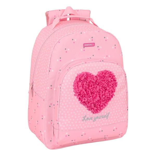 Rucsac roz 42 cm Love Yourself