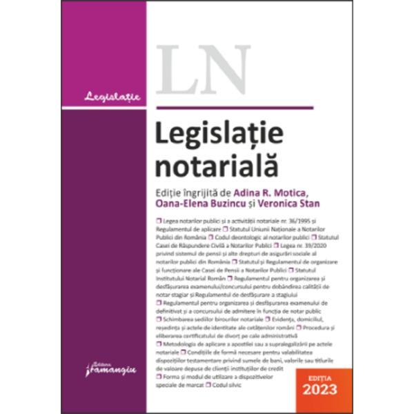 Legislatie notariala Ed.2023