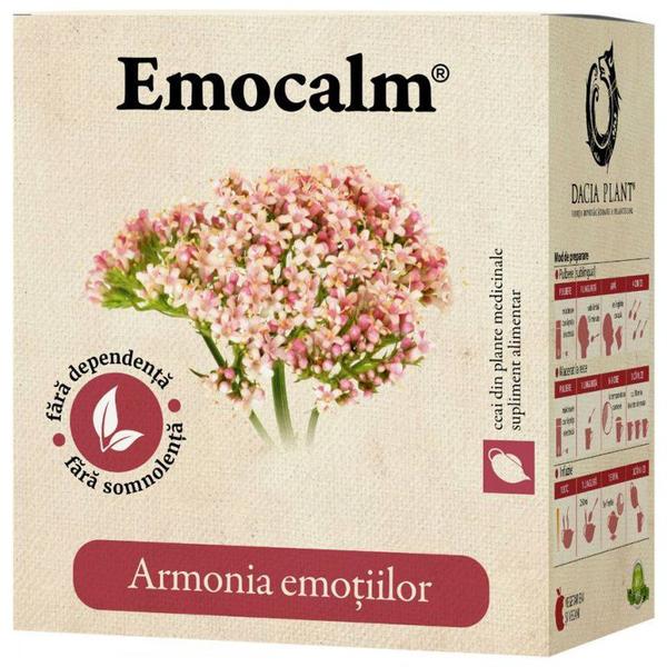 in cat timp isi face efectul emocalm Ceai Emocalm - Dacia Plant, 50 g