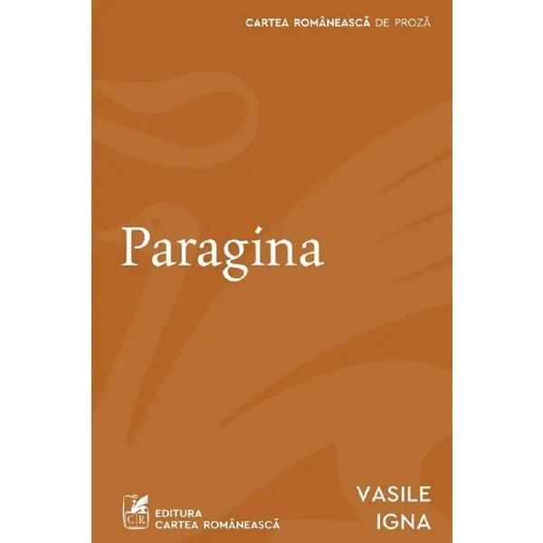 Paragina - Vasile Igna, editura Cartea Romaneasca