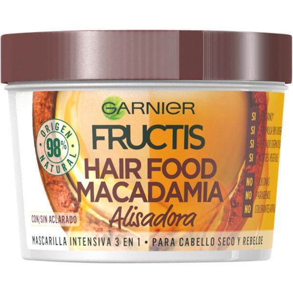 Masca de par, Garnier, Fructis Alisadora, Macadamia Hair Food, 390 ml