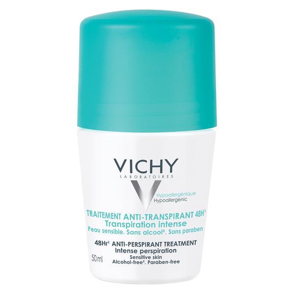 Deodorant roll-on antiperspirant cu parfum eficacitate 48h, Vichy, 50 ml