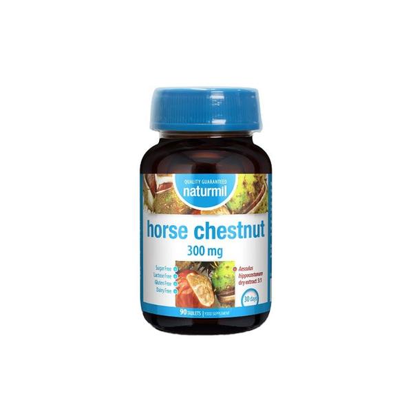 Castan salbatic 300 mg Naturmil, Horse Chestnut, 90 tablete