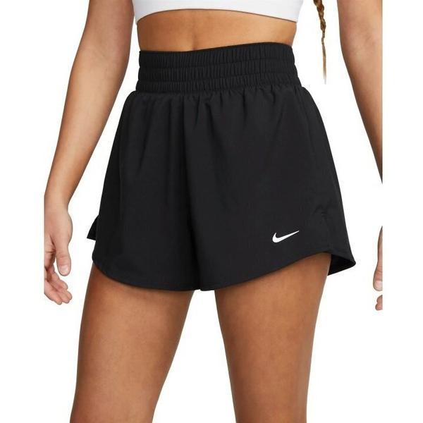 Pantaloni scurti femei Nike Dri-FIT One High Rise 2in1 DX6016-010, S, Negru