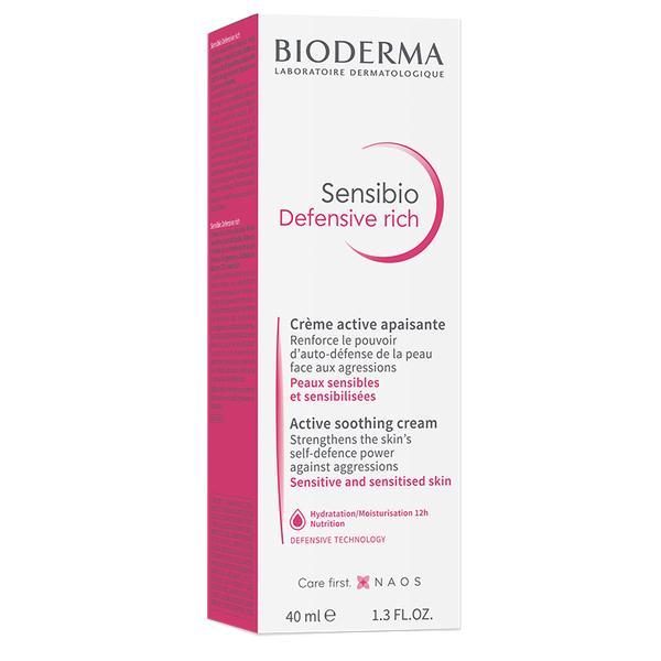 Bioderma Crema calmanta Sensibio Defensive Rich, 40 ml