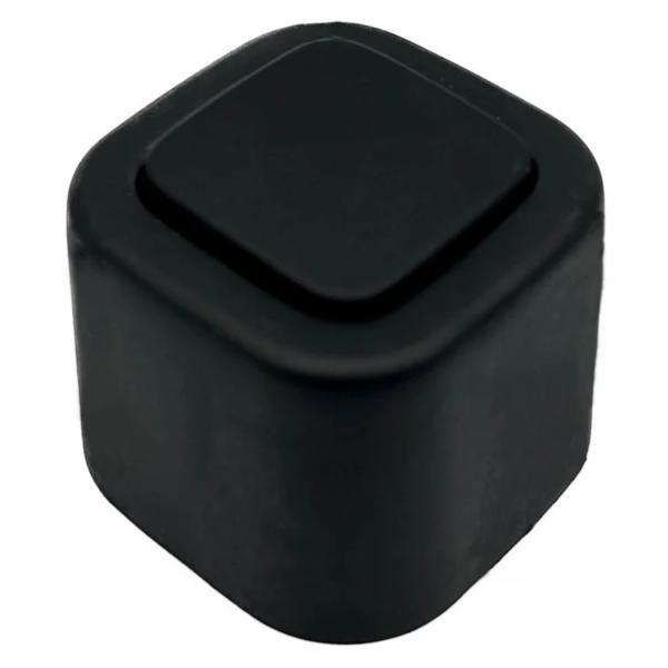 Opritor pentru usa Square, finisaj negru mat CB, 40X40 mm