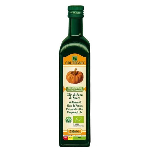 Ulei Organic din Seminte de Dovleac - Crudigno, 250 ml