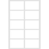 Set 150 Etichete autoadezive, albe, dreptunghiulare, de scris cu markerul, 3 x 5 cm
