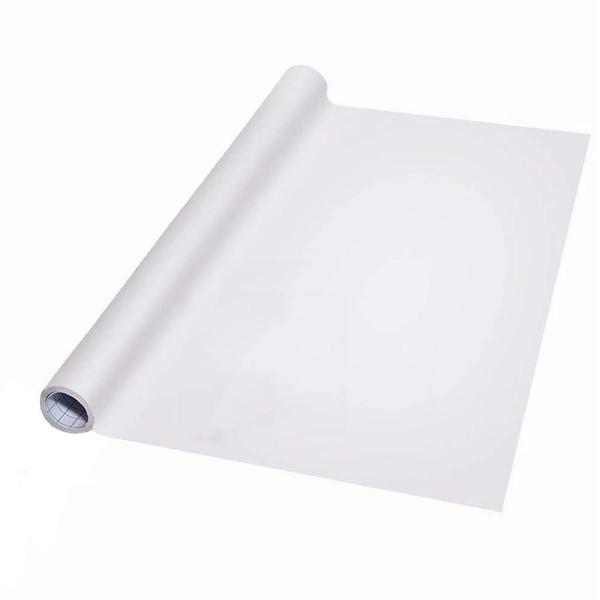 Tabla Scolara sub Forma de Autocolant pentru Scris cu Markerul, Alba, 100 x 40 cm