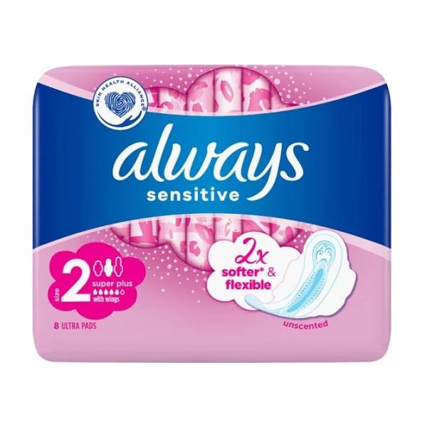 Absorbante - Always Sensitive Ultra Super Plus, Marimea 2, 8 buc