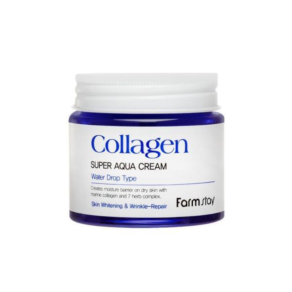 Crema Hidratanta & Anti-Rid Farmstay Collagen Super Aqua Cream, 80 ml