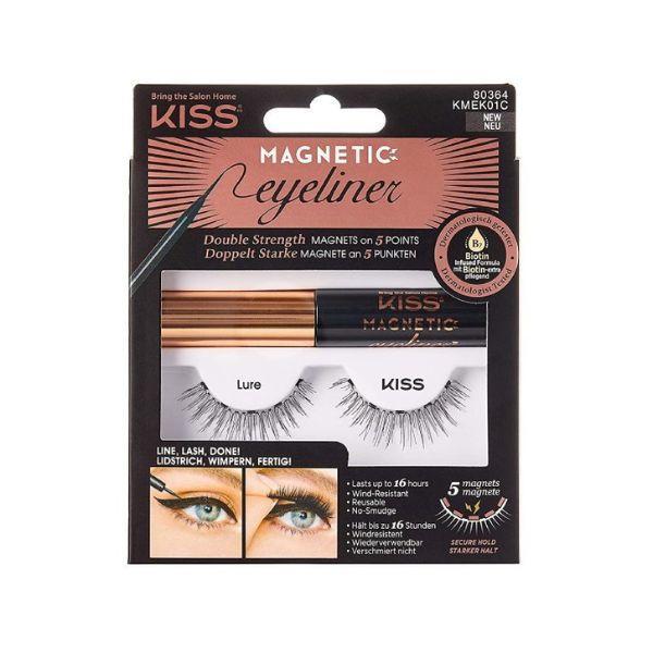 Kit gene si tus ochi KissUSA Magnetic Eyeliner Kit Lure