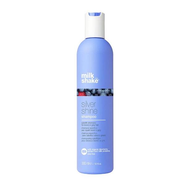 Sampon pentru Par Blond, Gri sau Alb - Milk Shake Silver Shine, 300 ml