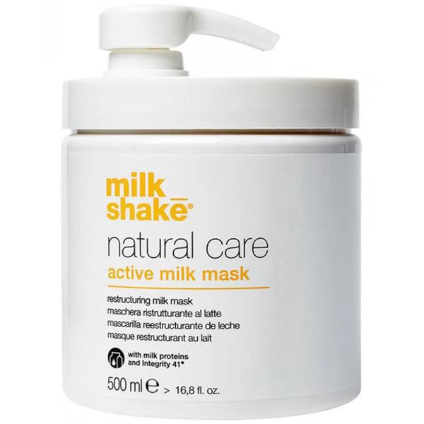 Masca Restructuranta pentru Par Deteriorat - Milk Shake Natural Care Active Milk Mask, 500 ml