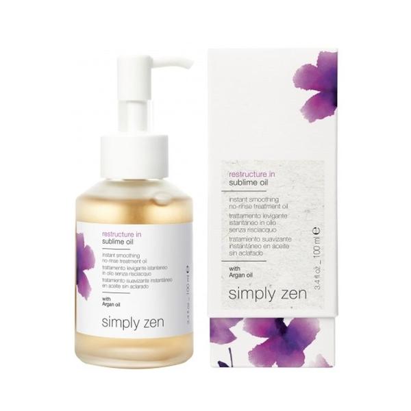 Tratament Fara Clatire cu Ulei pentru Netezirea Parului Milk Shake - Simply Zen Restructure In Sublime Oil, 100 ml