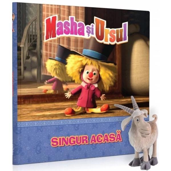 Masha si Ursul. Singur acasa + Jucarie, editura Litera