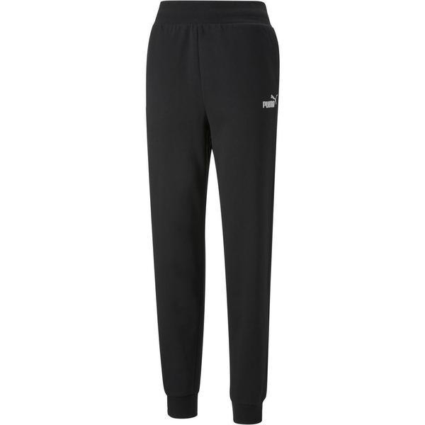 Pantaloni femei Puma ESS Embroidery High-Waist Pants FL 67000701, L, Negru