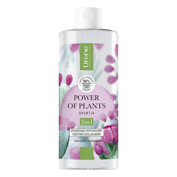 Apa micelara 3in1, cu efect netezitor Lirene Power of Plants, 400 ml