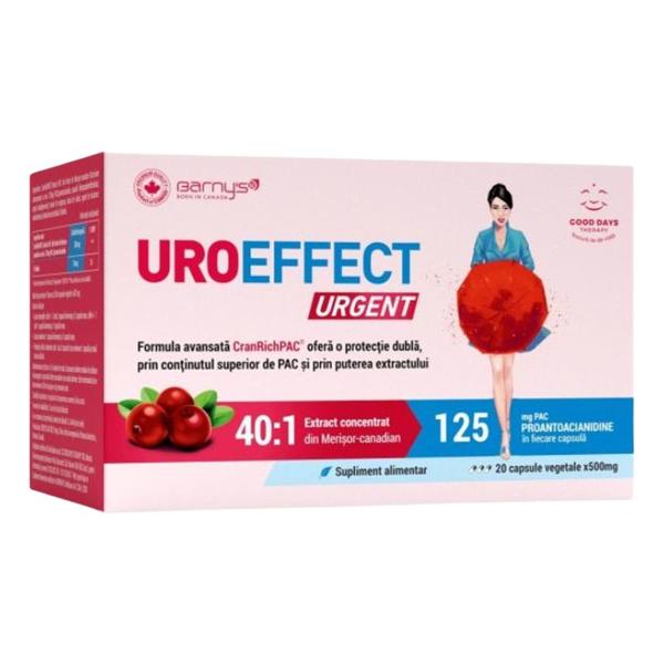 Barny&#039;s UroEffect Urgent, Good Days Therapy, 20 capsule