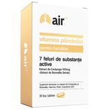 Air 7 Vitamina Plamanilor pentru Fumatori, Green Splid, 30  capsule