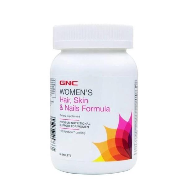 Formula pentru Par, Piele si Unghii - GNC Women's, 90 tablete