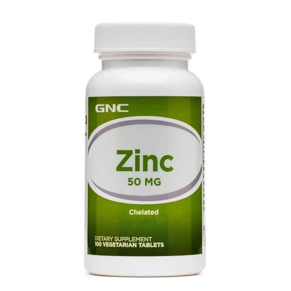 Zinc Chelat 50 mg - GNC, 100 tablete