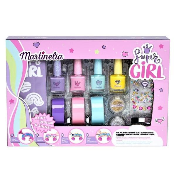 Set produse pentru unghii si par Super Girl Nails & Hair Martinelia 35002