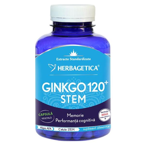 Ginkgo 120+ Stem Herbagetica, 120 capsule