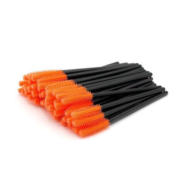 Perii pentru extensii gene de cauciuc set 50 buc - Coral