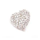 Pandantiv Queen Stone Heart Ceralun, Cristal, Argint 925, 14mm