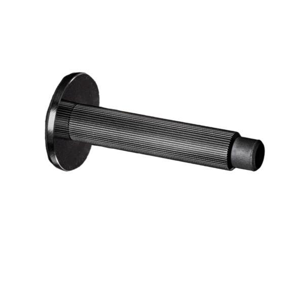 Opritor pentru usa Arpa Wall, finisaj negru periat, 103x50 mm