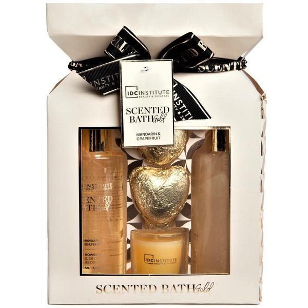 Set ingrijire corporala Scented Bath Gold IDC Institute 42502, 360 ml