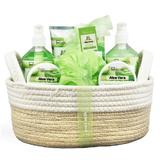 Set 7 produse cosmetice  pentru baie cu aloe vera Complete Bath IDC Institute 42131, 830 ml