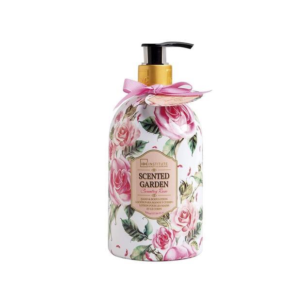 Lotiune pentru maini si corp Scented Garden Rose IDC Institute 40194, 500 ml