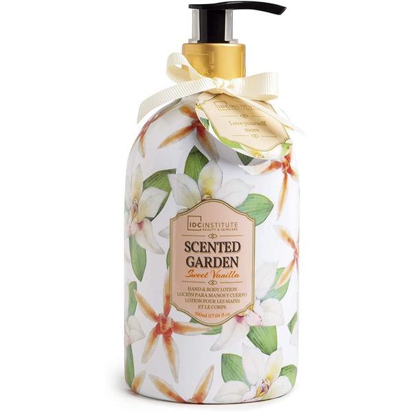 Lotiune de maini si corp Scented Garden Sweet Vanilla IDC Institute 40196, 500 ml