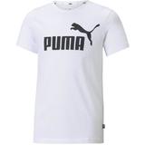Tricou copii Puma Essentials Logo 58696002, 110 cm, Alb