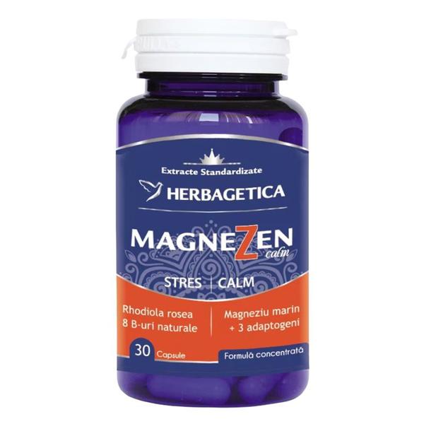 Magnezen Calm Herbagetica, 30 capsule